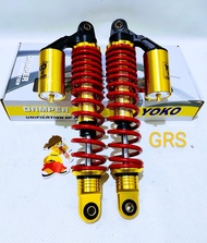 YOKO Shok Belakang Tabung Atas 280MMMerah gold-Bisa untuk Motor Jupiter z Vega ZR Vega newvega lama 