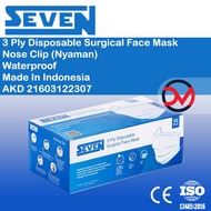 Seven Masker Medis 3ply 1Karton 50box berkualitas