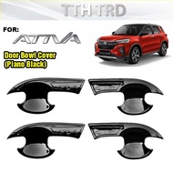 Perodua Ativa Door Bowl Cover Piano Black (4pcs)