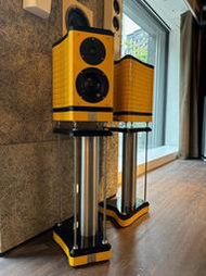 義大利EVENTUS AUDIO 書架喇叭 法拉利黃~令人生畏的氣勢與震撼力~