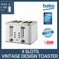BEKO Vintage Toaster 4 Slots (2 Year Warranty)