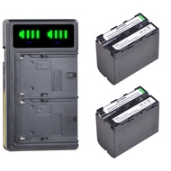 [SET]แท่นชาร์จ USB NP-F970 + แบต 2 ก้อน Charger for Sony NP-F970 NP-F960 NP-F770 NP-F550 NP-F570 NP-