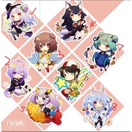 [Eight Million Halls]/Q Version/Transparent Acrylic Charm/(VirtualYoutuber)/Eight Halls/(2nd Edition