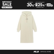 MLB ชุดเดรส ผู้หญิง WomenS Basic Hoodie Long Dress รุ่น 3FOPB0154 50CRS Cream