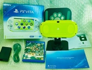 PSV 極美品 99 %new PSV2000 升級😃版 ⭐️聯動PS4手掣 家庭遊戲套裝 128g卡 螢光黃 LCD 屏幕 內有全能模擬器 月光寶盒 遊戲機 黑市場 PSV PSVITA PSP P
