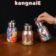 KANGNAI Insulated Cup, 300ml Leak Proof Water Bottle,  Portable Durable Stainless Steel Slim Insulat