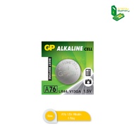 GP ALKALINE CELL BATTERY ถ่านกระดุม รุ่น A76 1.5V LR44 V13GA A76F-2C10