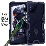 For Asus Rog Phone 8 Pro Case Luxury Aluminum Metal Bumper Case High Quality Cover Shockproof Funda For Asus Rog8 Rog 8 Pro Case