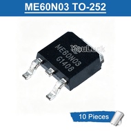 10pcs ME60N03 TO-252 ME60N03A 30V/48.5A N-Channel MOSFET Transistor New Original