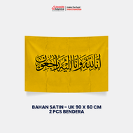 BENDERA KUNING TANDA DUKA KEMATIAN - KAIN TC & SATIN