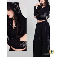New Slim-Fit Laser Design Jazz Dance Suit with Sparkling Details - Size L44O