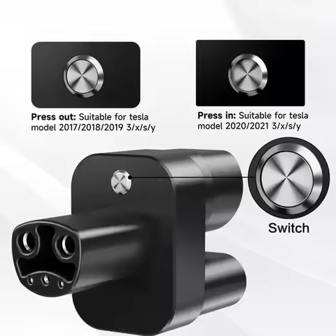 ​CCS2 to For Tesla Adapter Convertor 250Amper 1000V 250KW for Model 3/X/Y/S CCS COMBO 2 EV Charging 