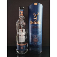 Used miras Glenfiddich Reverse Cask Bottle 1 Liter+Box