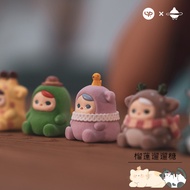 Genuine POPMART Pucky Pucky Animal Bean Series Mystery Box Figure Office Doll Decoration