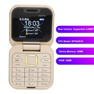 2G Big Buttons  Phone Support Up To 16GB Dual SIM 2G  Phone 1000mAh Battery ABS 0.08MP Music Video P
