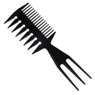 Monja Professional Wide Tooth Plastic Hair Brush Comb Anti-static Wet Detangling Hair Comb Pro Salon Soft Hair Care Styling Tool