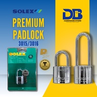DB Solex 100% Original Premium 3015 3016 Padlock Kunci Mangga Kunci Rumah Kunci Pintu Kunci Motor