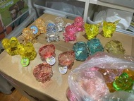 20蚊件 推糖機 寶石 Sanrio characters 膠 水晶 擺設 Hello kitty kuromi  kero keroppi ahiruno pekkle