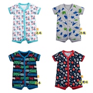 // Niubao Life Store// Short-Sleeved Flat Jumpsuit [B564] Romper Rabbit Dress Front Button 6M 9M 12M