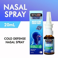 betadine nasal spray BETADINE® Cold Defense Nasal Spray 20mL