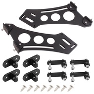 Car Modification Supplies Aluminum Alloy Tail Wing Installation Bracket Perforated Tail Wing Install