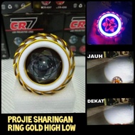 PROMO PROJIE SARINGAN HIGH &amp; LOW RING GOLD FLASH SPIRAL 3,5 IN CAHAYA