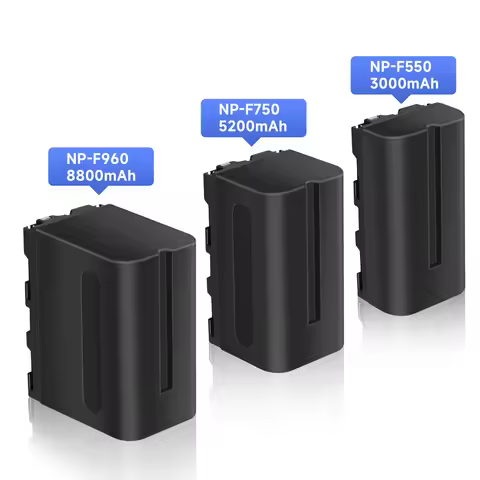 NP-F330 NP F550 NP F330 Battery for Sony NP-F550 NP-F750 NP-F960 YONGNUO Camera Lights for Nagnahz U