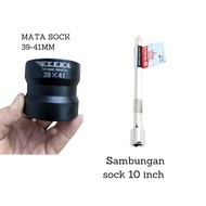 MATA CVT Shock Wrench Bit Package 39x41 + Extension Bar 10Pcs Double Socket 39 x 41 mm Automatic Mot