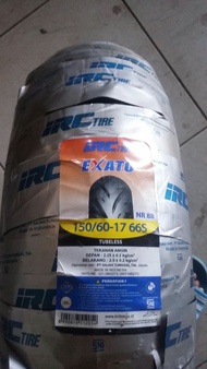 ban luar tubeless IRC 150/60-17 EXATO