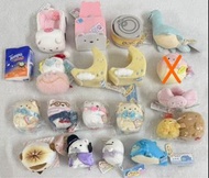 角落生物 sumikko gurashi 手玉 白熊 車車 桌椅 書桌套裝 貓罐頭 恐龍媽媽 角落神 月亮 貓咪 寶石 炸豬扒 炸蝦尾 手拖手 麻雀包 中華點心 萬聖節 幽靈 鯨魚恐龍 蜥蜴 花 公仔