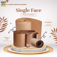 Kardus Lembaran Gulungan Corrugated Karton Single Face Roll 160 Cm 5 lembar