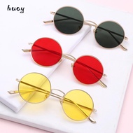 HUAYU Vintage Sunglasses Metal Frame Eyewear Circle Glasses Circle Glasses