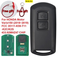 Honda Motorcycle Key Replacement 433MHz ID47 Chip K1F K2F K12 K59 K66 K2C 52S PCB Smart Remote Contr