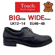 Touch Genuine Leather [EU-46-48] Wide Shoes Formal Shoes Men Big Size 2452