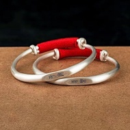 Silver Bracelet Baby 9999 Baby Solid Pure Silver Bracelet Children's First Birthday Gift