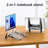 [AT] 2in1 Laptop Vertical Holder Tablet Notebookputer Heightening Stand Braet For  For  Pro For Offi