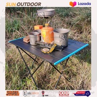 Meja Lipat Camping Piknik Outdoor Portable Meja Lipat Outdoor Aluminium Portable