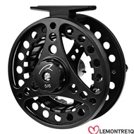 LEMONTREE Fly Reel, 85mm Diameter 5/6 WT Fly Fishing Reel, Durable 2+1BB Bearings Aluminum Alloy Fis