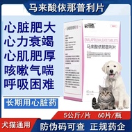 Enalapril Maleate Tablets Dog Heart Failure Pulmonary Edema Cardiac Disease Medicine Cat Oral Solid