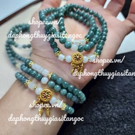 Lam Ng0c Jadite Bracelet Chain 5A mix Kim Tai charm Size 6mm Svip Inspected Goods