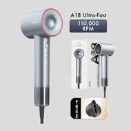 Xiaomi ShowSee Hair Dryer A18 1600W Ultra Fast Drying Hairdryer Negative Ion Hair Blower Dryer Salon