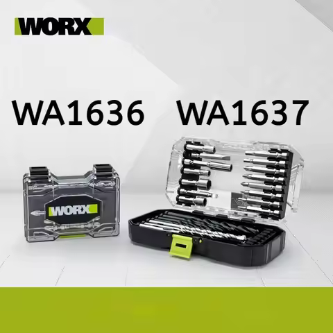 WORX WA1636 WA1637 Power Tool Hammer Drill Rotary Impact Drill Bit Driver Bit Accessory Set For WU13
