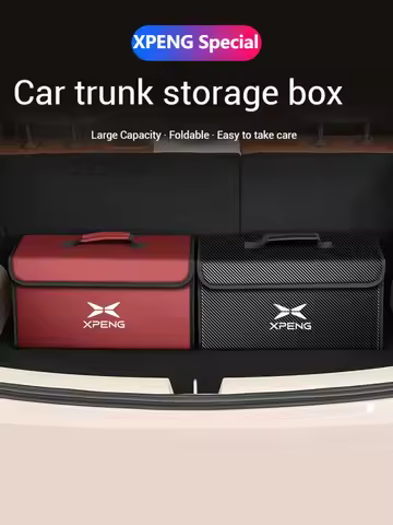 Car Trunk Storage Box Organizer Foldable Stowing Tidying Container Bag For Xpeng P7 G9 G6 P5 X9 G7 N