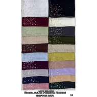[New Arrival]Shawl Sulam Premium Korean Chiffon Batu Tabur - Shawl Sulam - Selempang Bahu