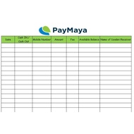 ♞GCASH/PAYMAYA/LOAD (80sheet) A4