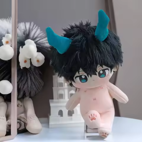 20CM Anime Honkai: Star Rail Cosplay Dan Heng Imbibitor Lunae Dress Up Outfit Plush with Magnetic Dr