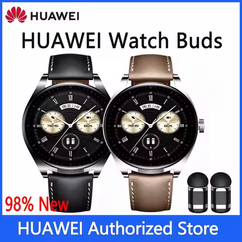 HUAWEI Watch Buds Smart Watch with TWS Earbuds, Pop-up Design, iF Design Award 2023, All-Day Health 
