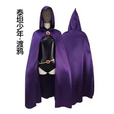 New DC Comics Superhero Cosplay Costume Of Raven From Teen Titans