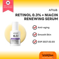 ANUA Retinol 0.3% + Niacin Renewing Serum 30ml