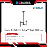 OXIMUS CB15 Single Ceiling TV Bracket 43-86 inches